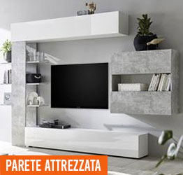 Stunning pareti attrezzate soggiorno moderne gallery design trends ... Pareti soggiorno moderne