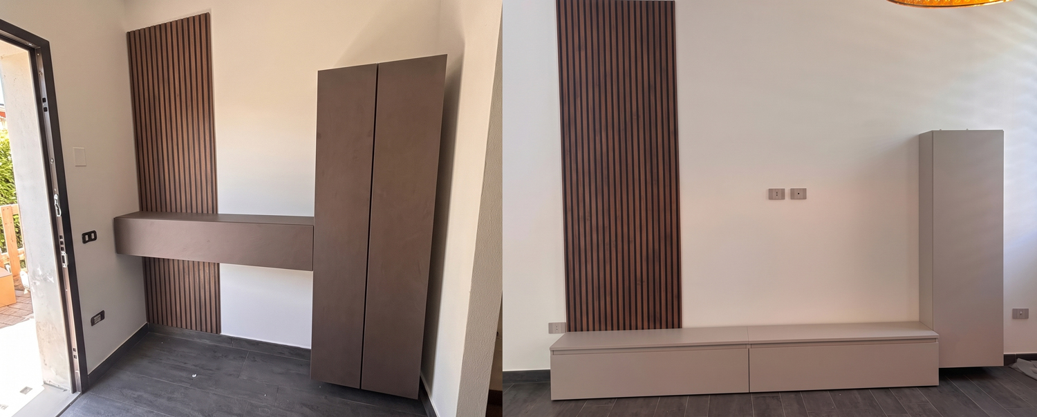 Il nuovo arredo della zona giorno con la collezione Logica di Elena