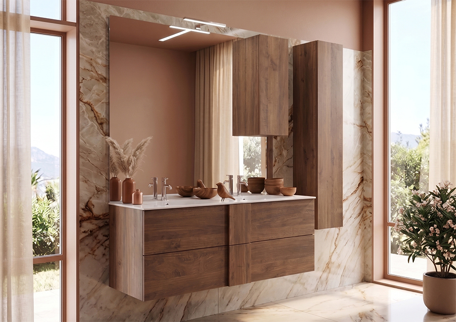 Mobile bagno sospeso