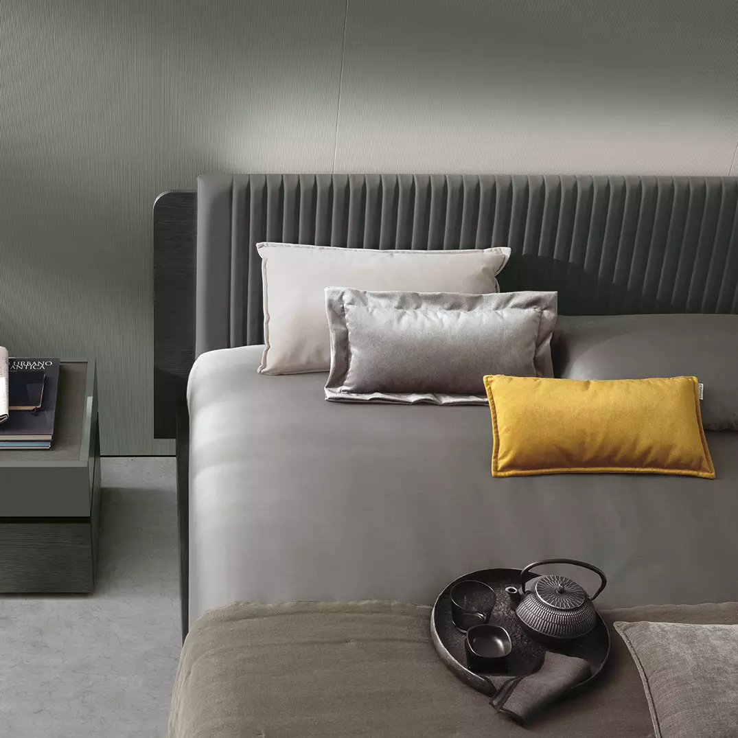 letto rovere carbone tomasella