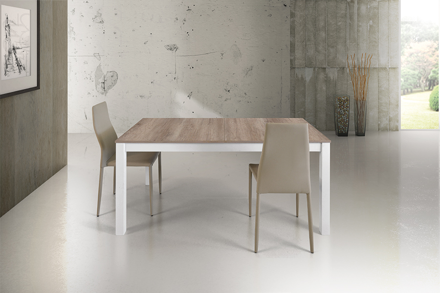 Tavolo allungabile al centro con 2 ALL. 43 cm