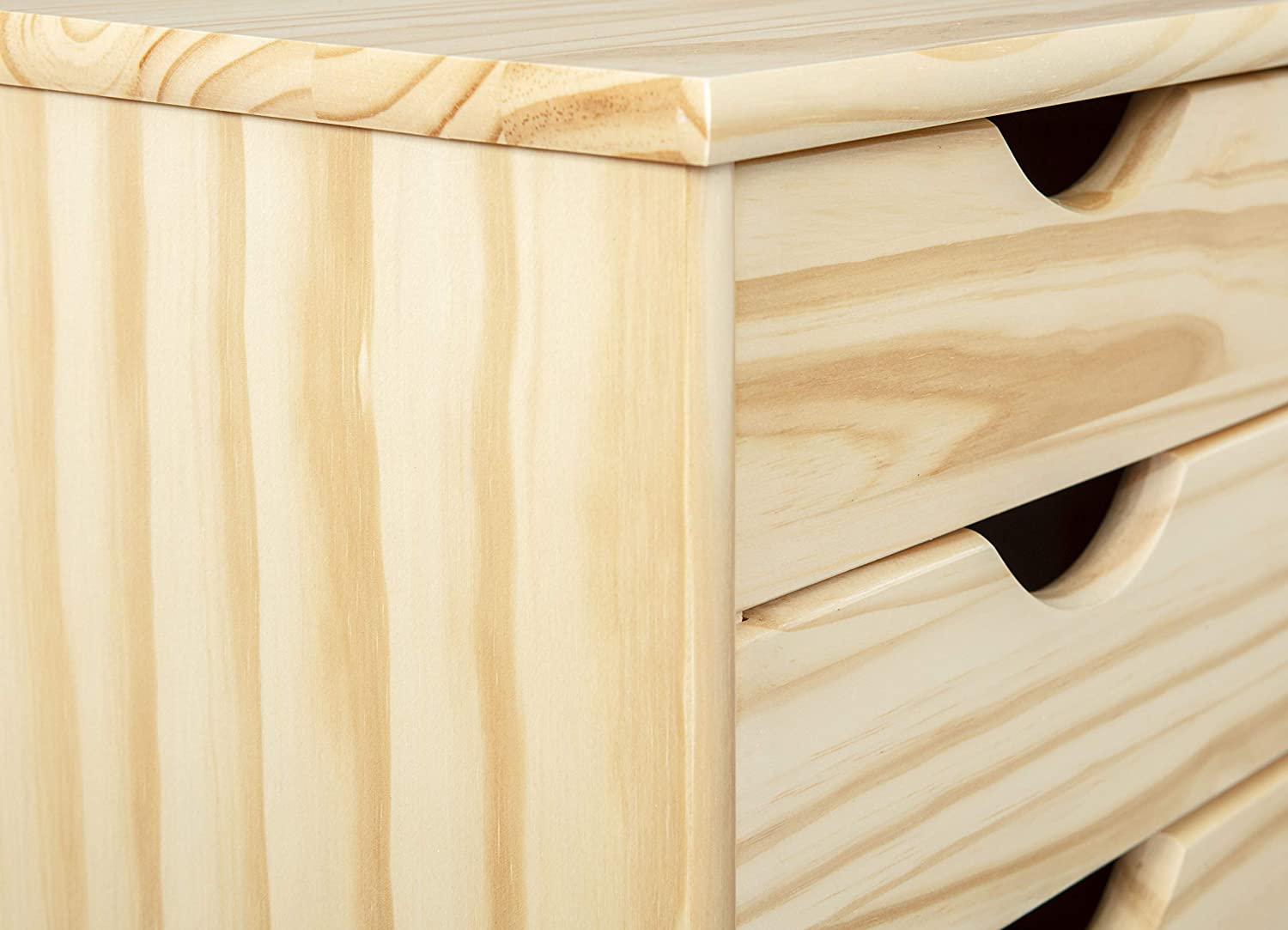 Links, scrivania Julia per bambini in legno naturale