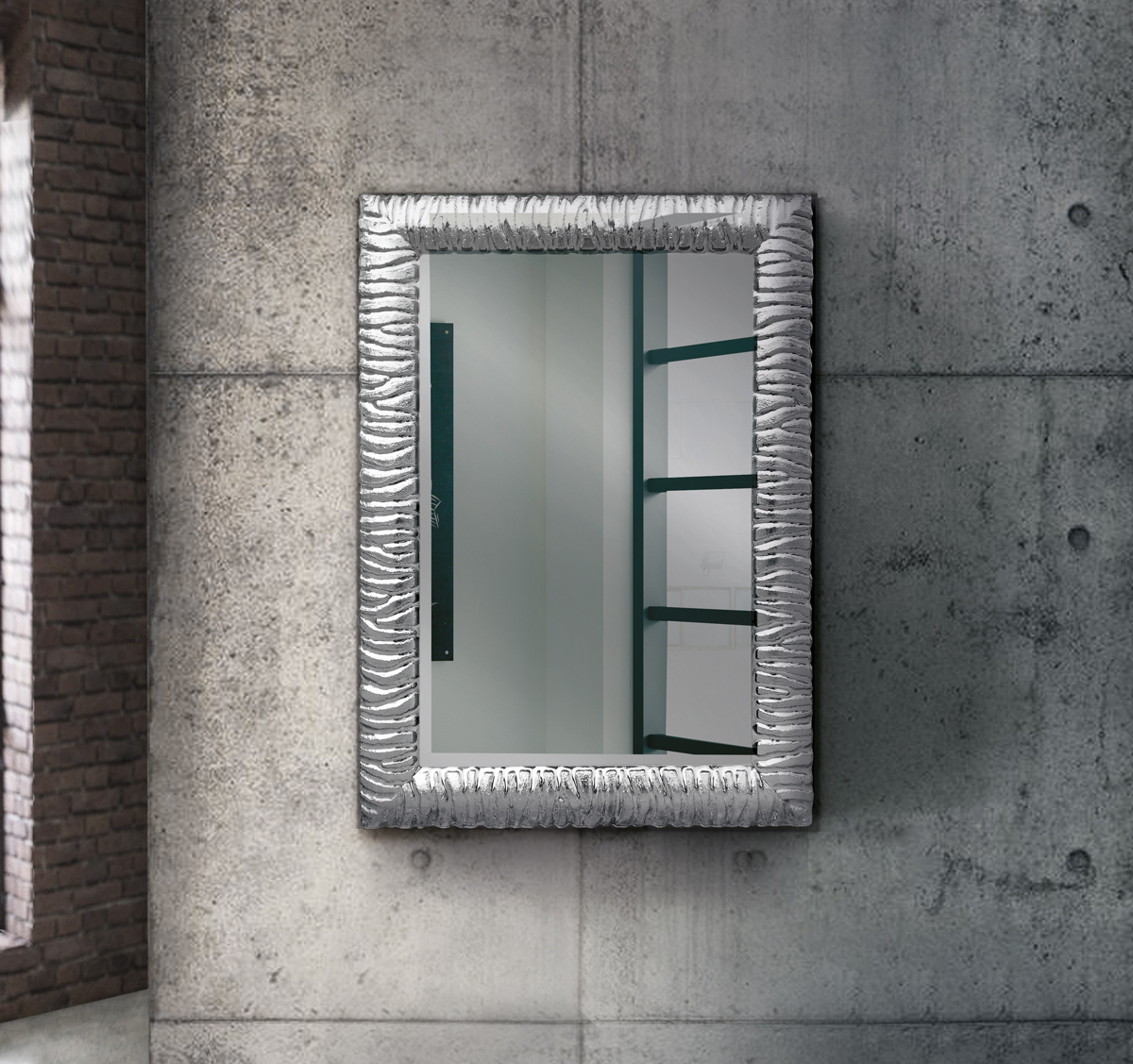 SPECCHIERA 70x100 ARGENTO