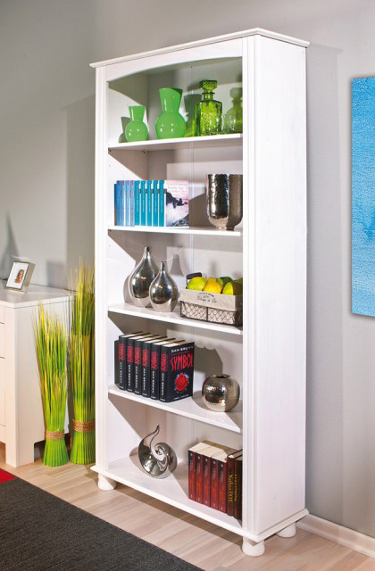 Libreria cinque vani / bianco