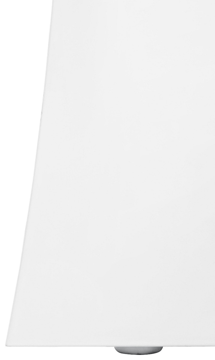 Scarpiera a 2 ante curve bianco laccato lucido, linea arco