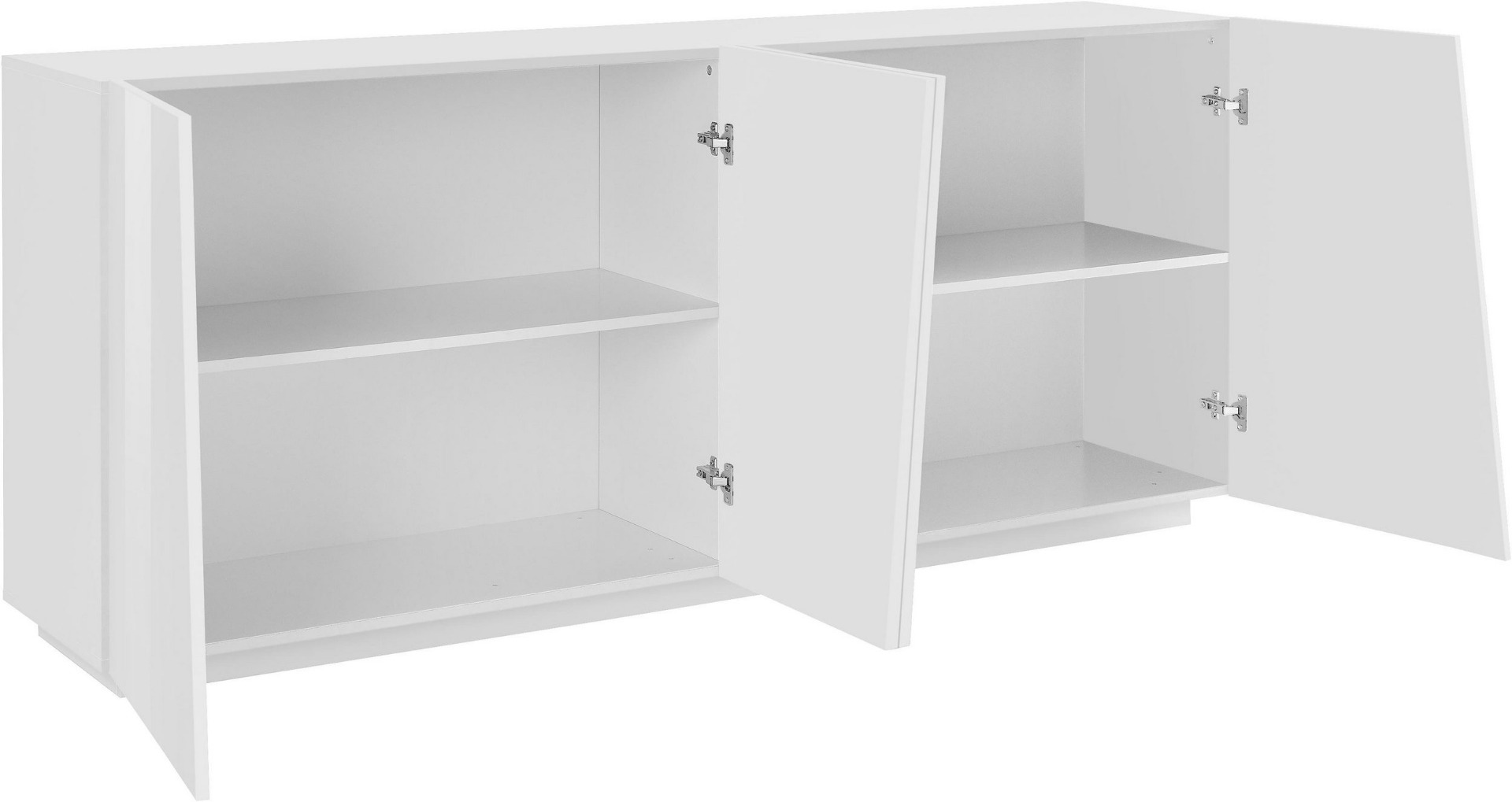 Madia credenza 4 ante bianco lucido
