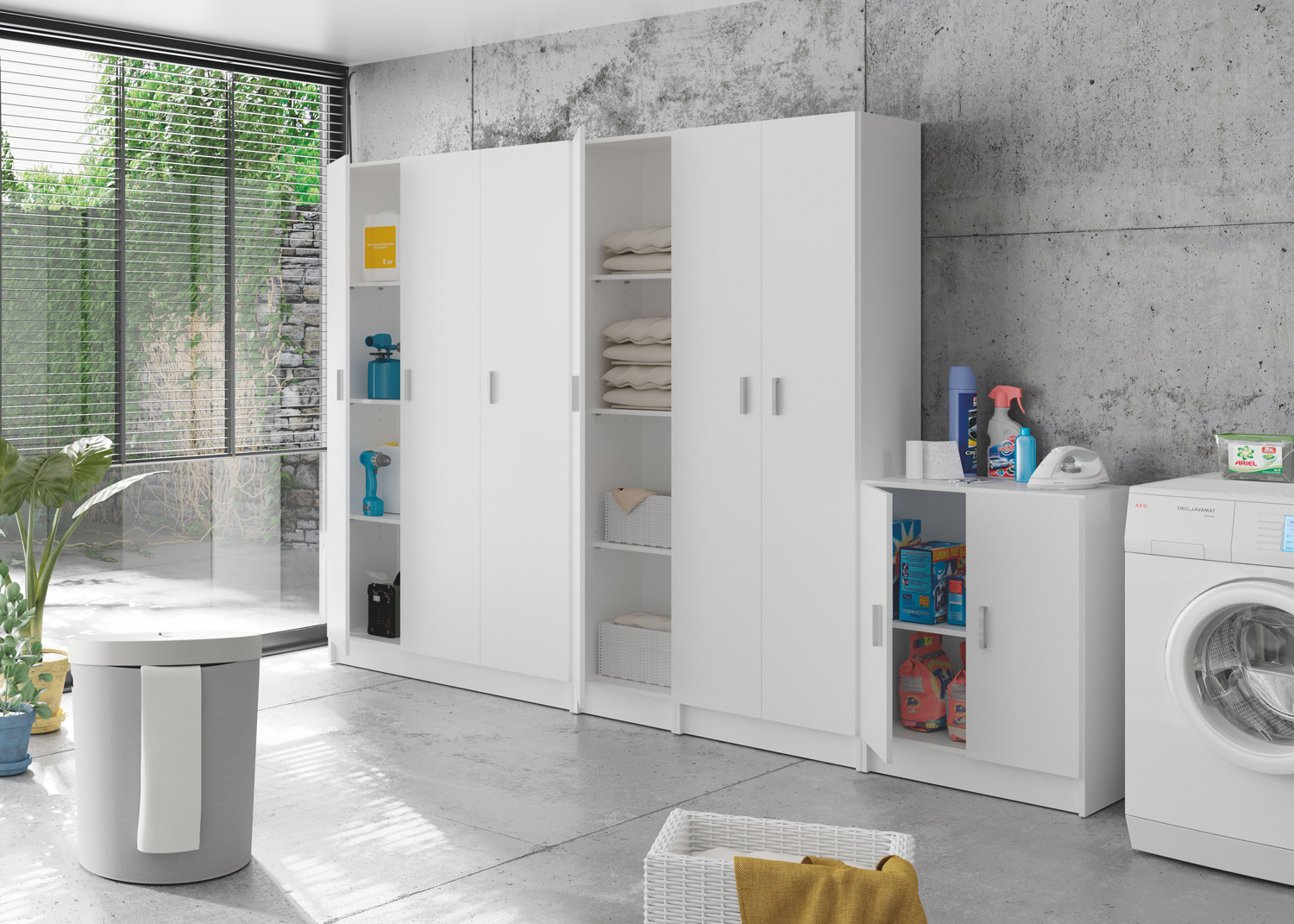 Soluzione salvaspazio S01 lunghezza 264 cm