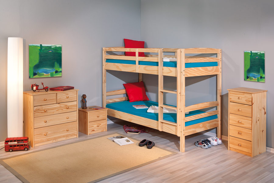 Letto a castello con possibilità di trasformazione in due letti singoli