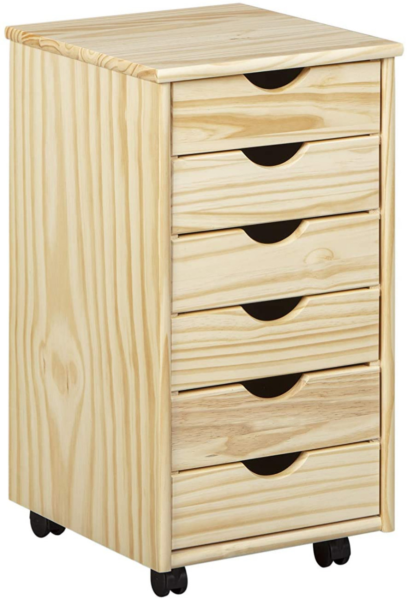 Links, scrivania Julia per bambini in legno naturale