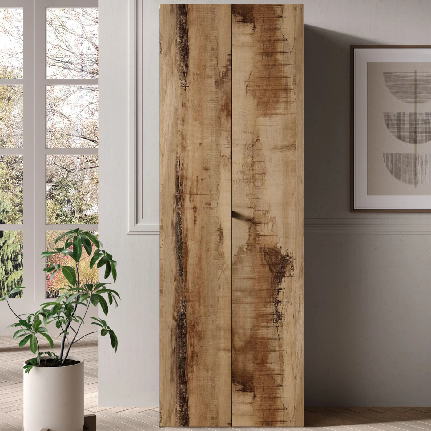 armadio da ufficio aperto