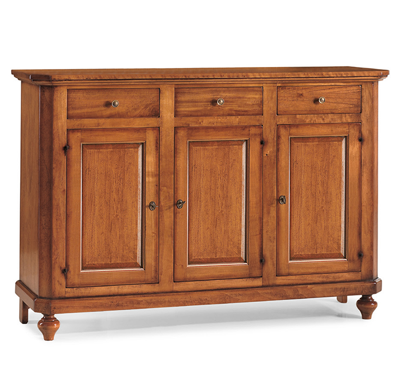 Credenza noce, arte povera - cm 150x98