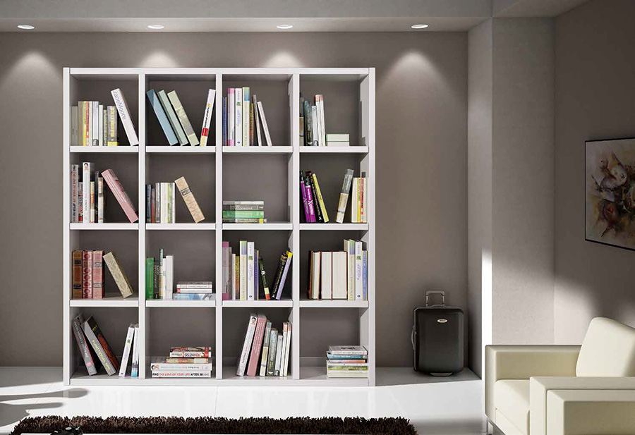 Libreria Bianco frassinato L.175X30 H175
