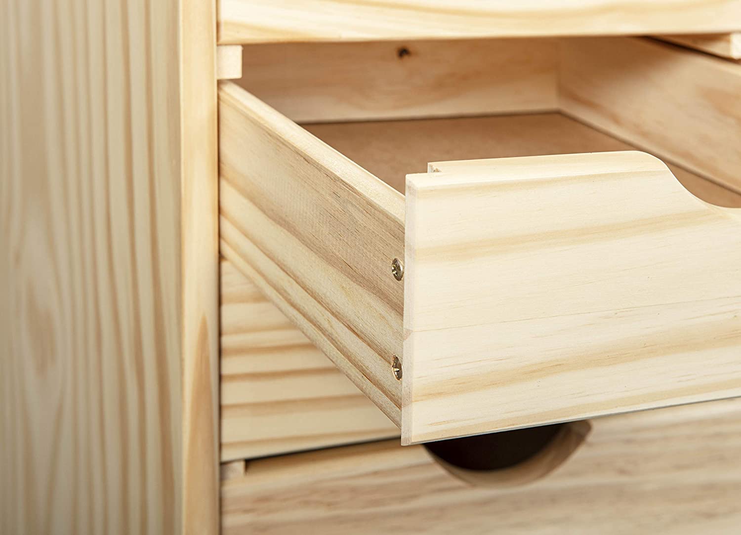 Links, scrivania Julia per bambini in legno naturale