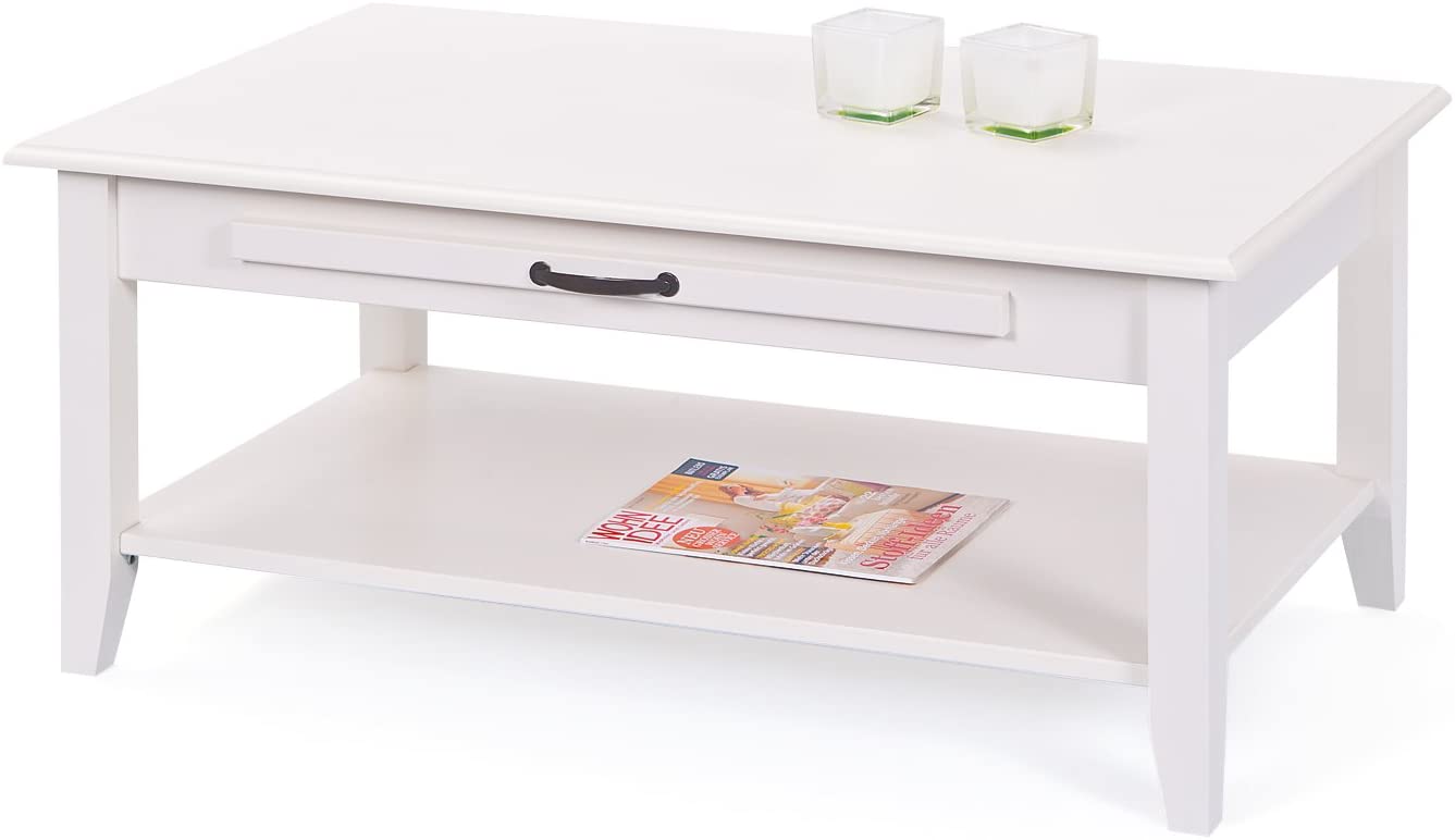 Tavolino cripiano e cassetto.