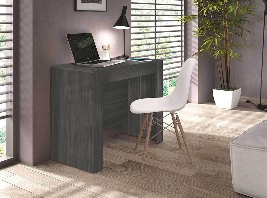 Tavolo consolle allungabile, finitura grigio