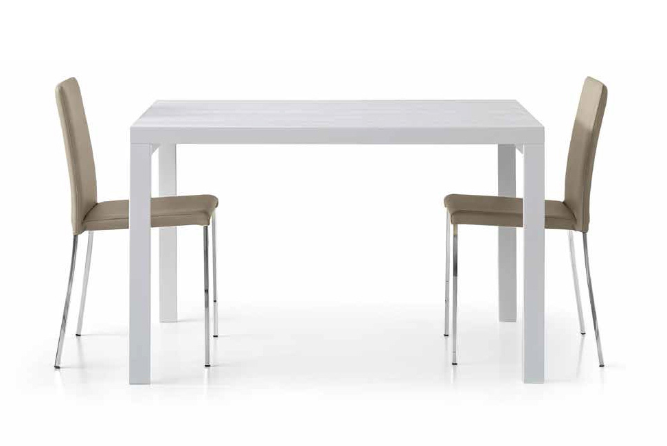 Tavolo allungabile finitura bianco frassinato