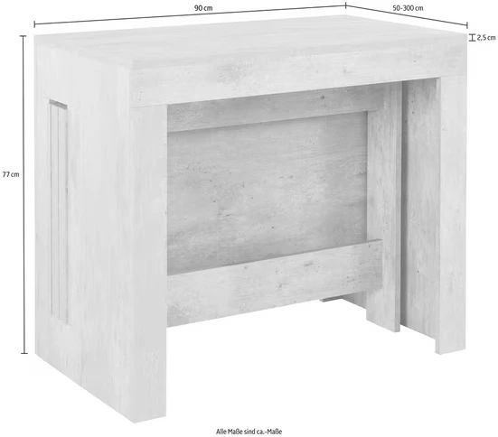 Consolle pero allungabile, P.300 cm