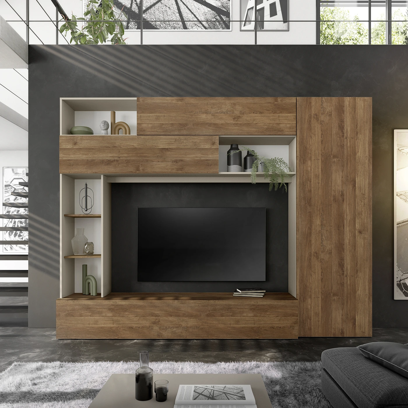 parete attrezzata in sconto