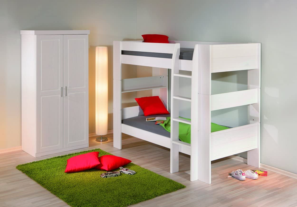 Letto a castello trasformabile in 2 letti in legno massello