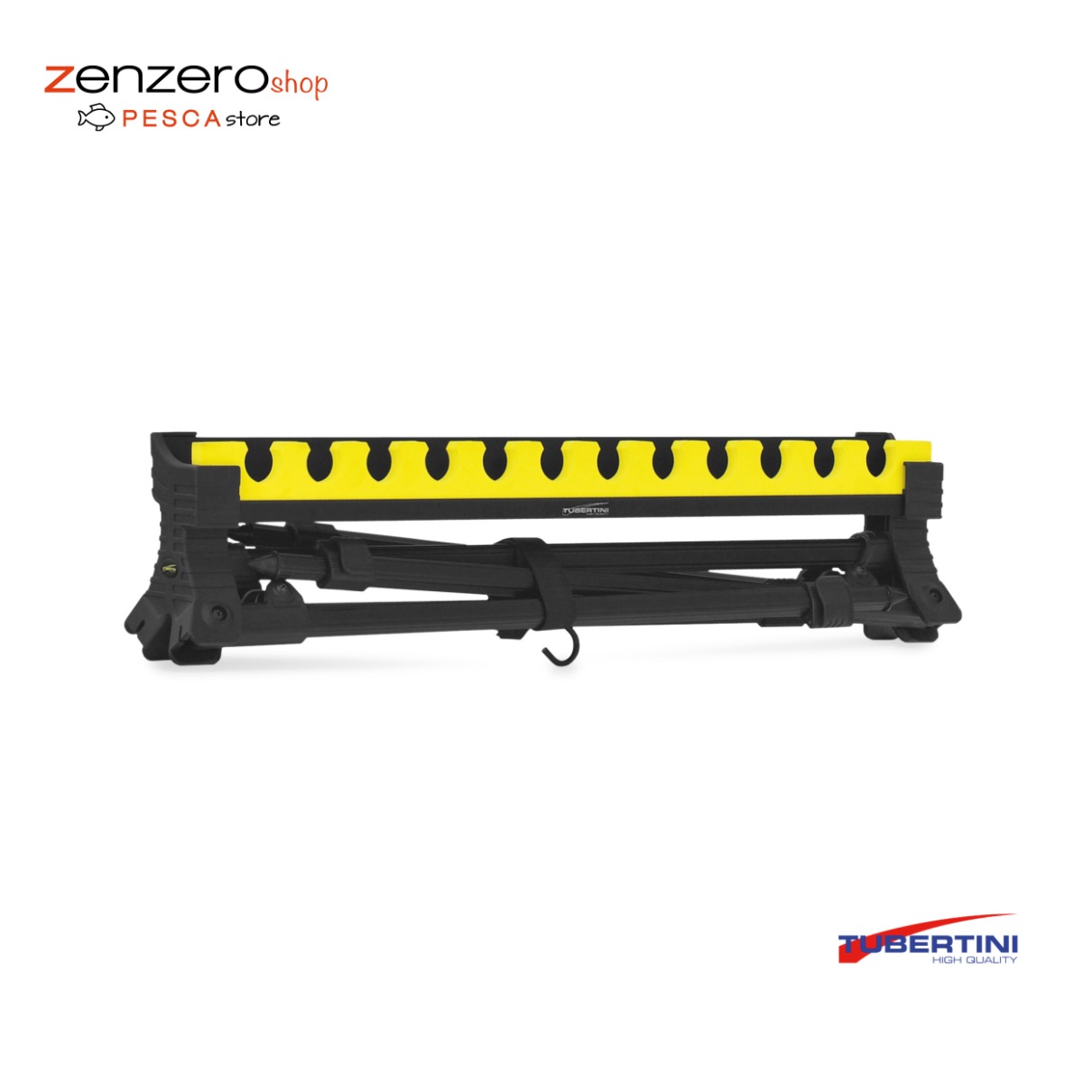 Tubertini Appoggia canne Black kit rest con battuta  in offerta 