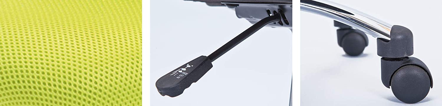 Sedia da ufficio in poliestere - Verde