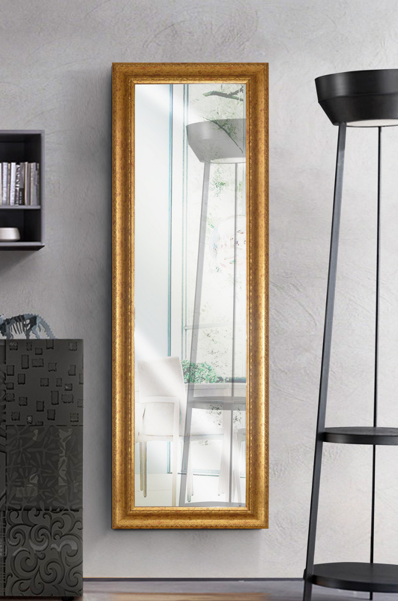 Specchiera in legno H.148, finitura Oro