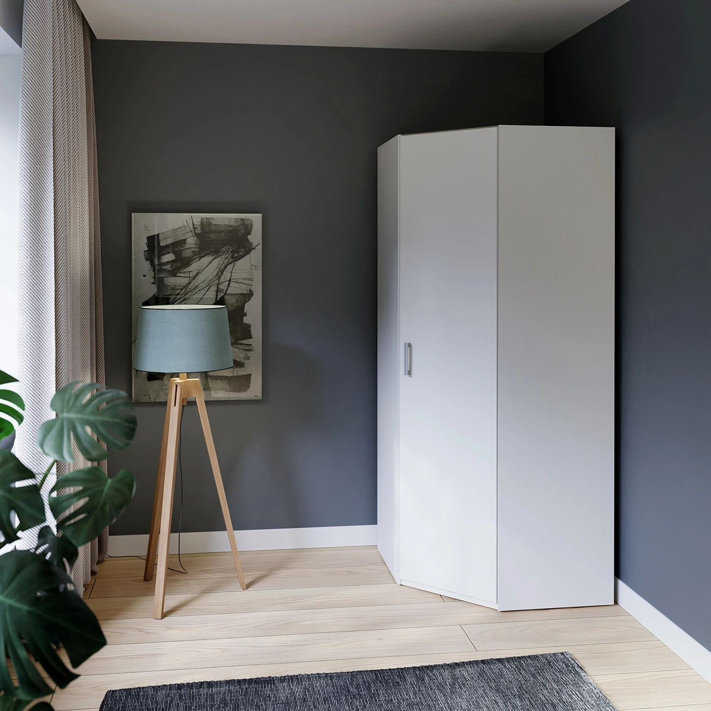 ARMADIO ANGOLARE MODERNO