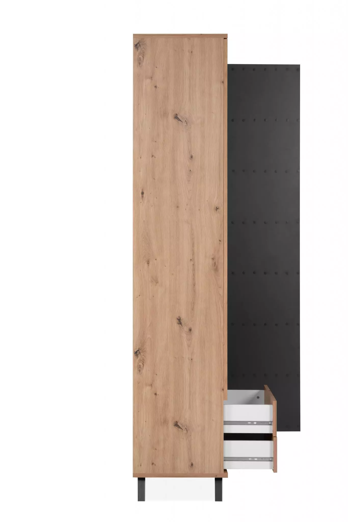 Offerta Vetrina stile nordico, finitura Rovere Oak e Antracite 