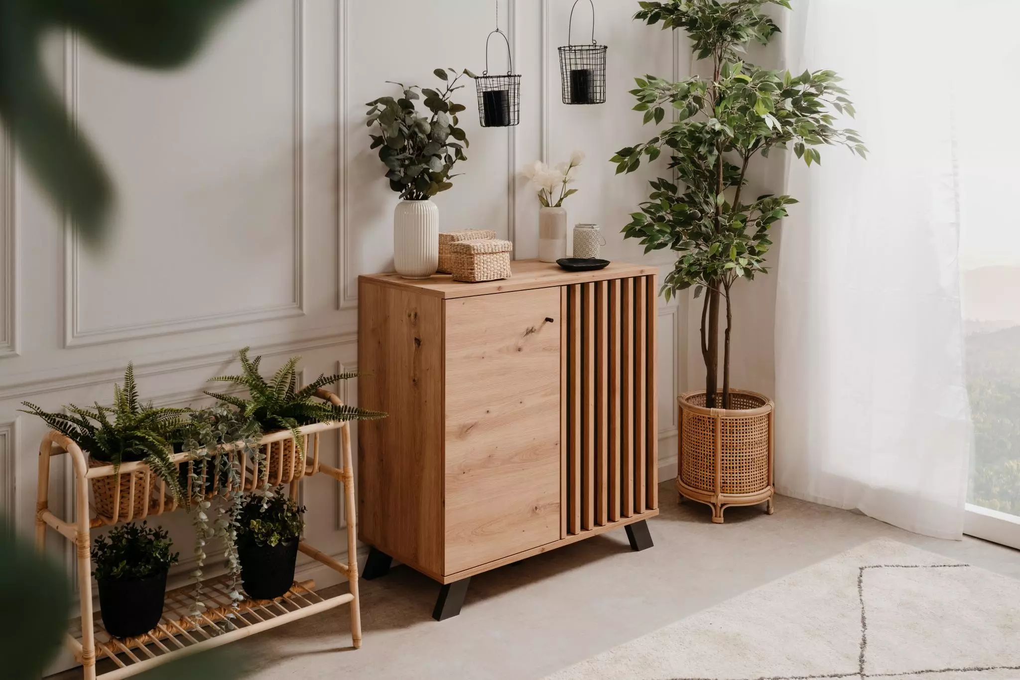 Madia salvaspazio stile nordico nuova