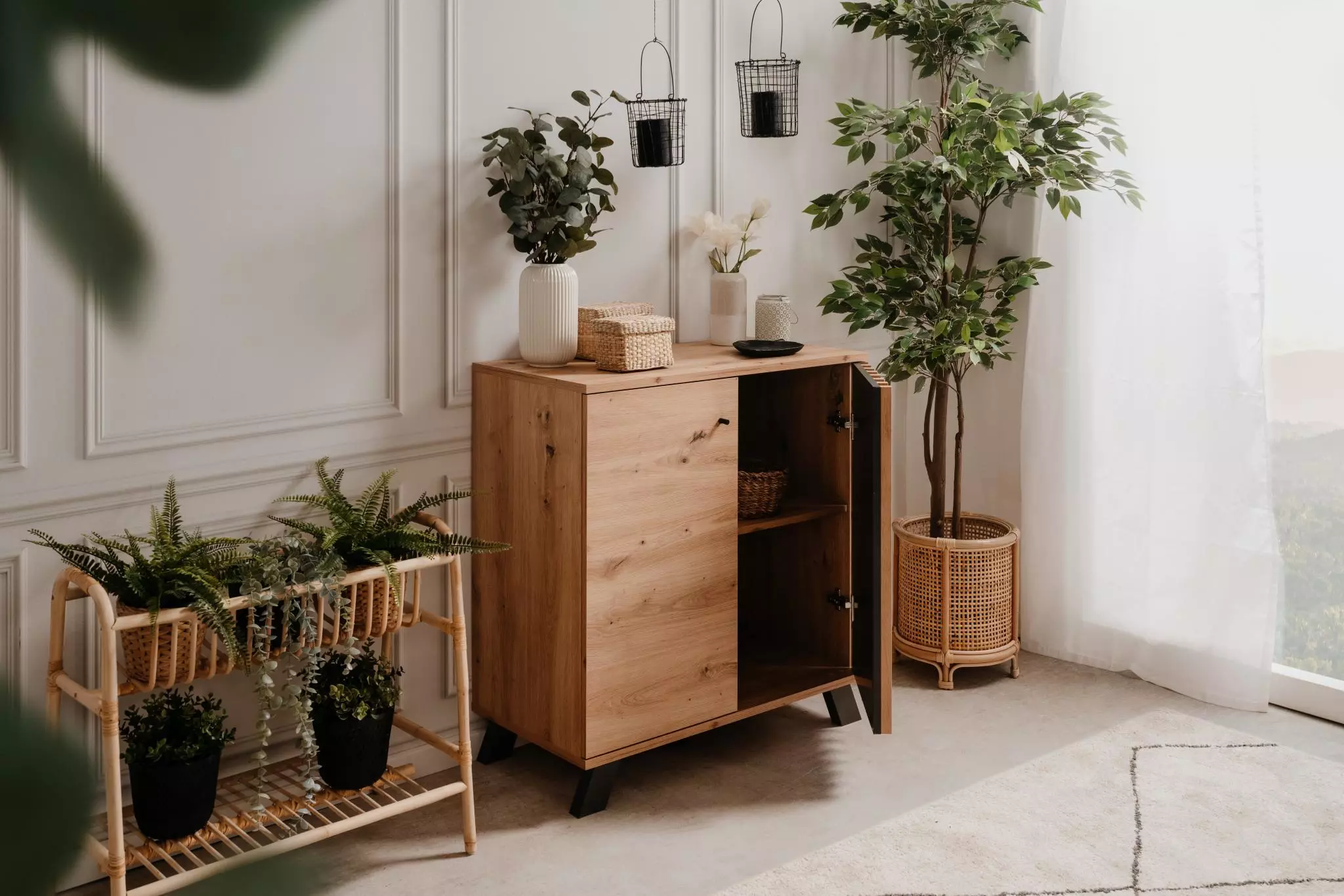 Madia salvaspazio stile nordico nuova