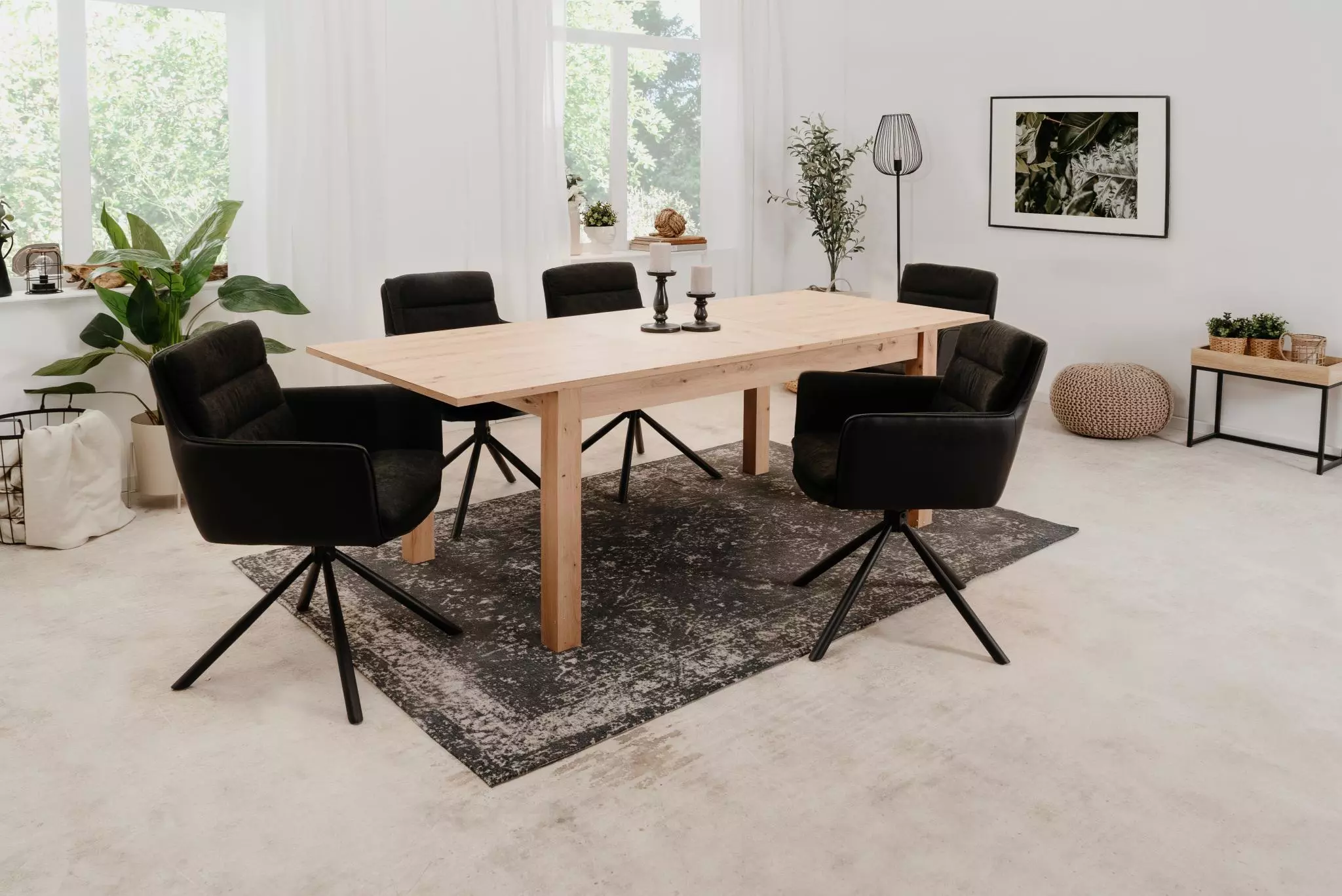 Elegante Sedia di design, colore Nero in offerta 