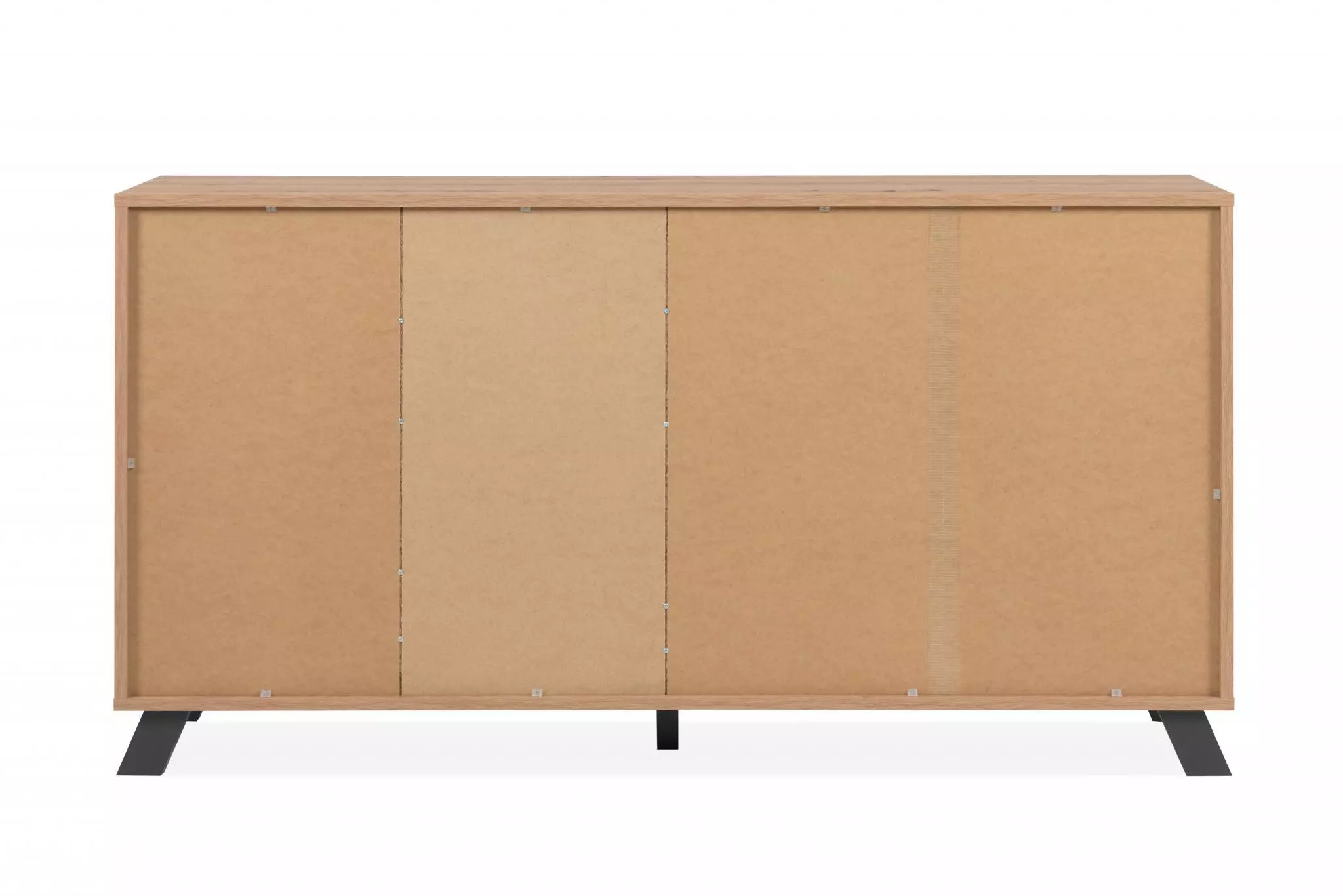 Madia 3 ante e 4 cassetti, finitura Rovere Oak e Antracite 