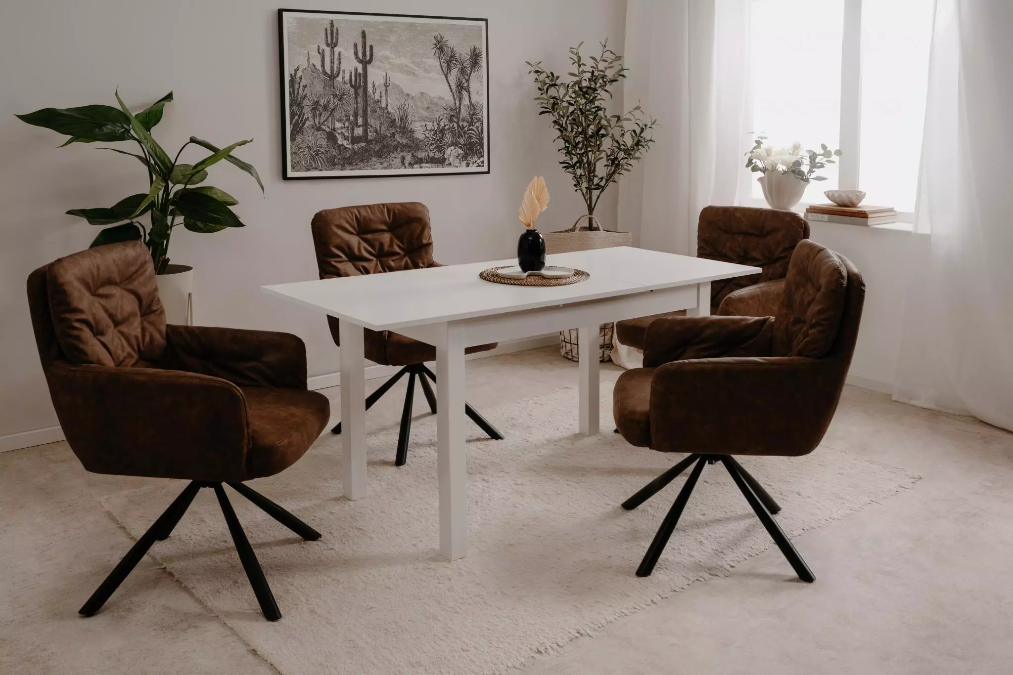 Conveniente Sedia di design, colore Marrone