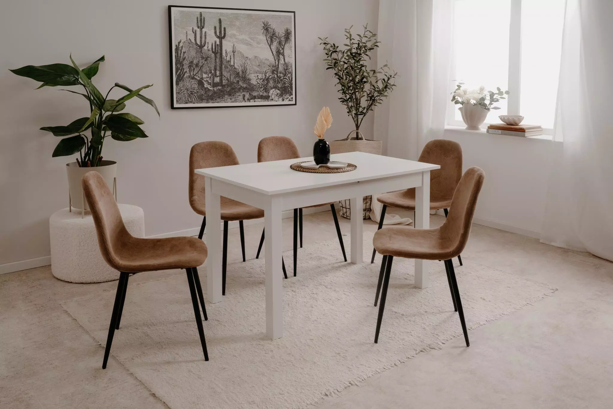 Conveniente tavolo allungabile di design