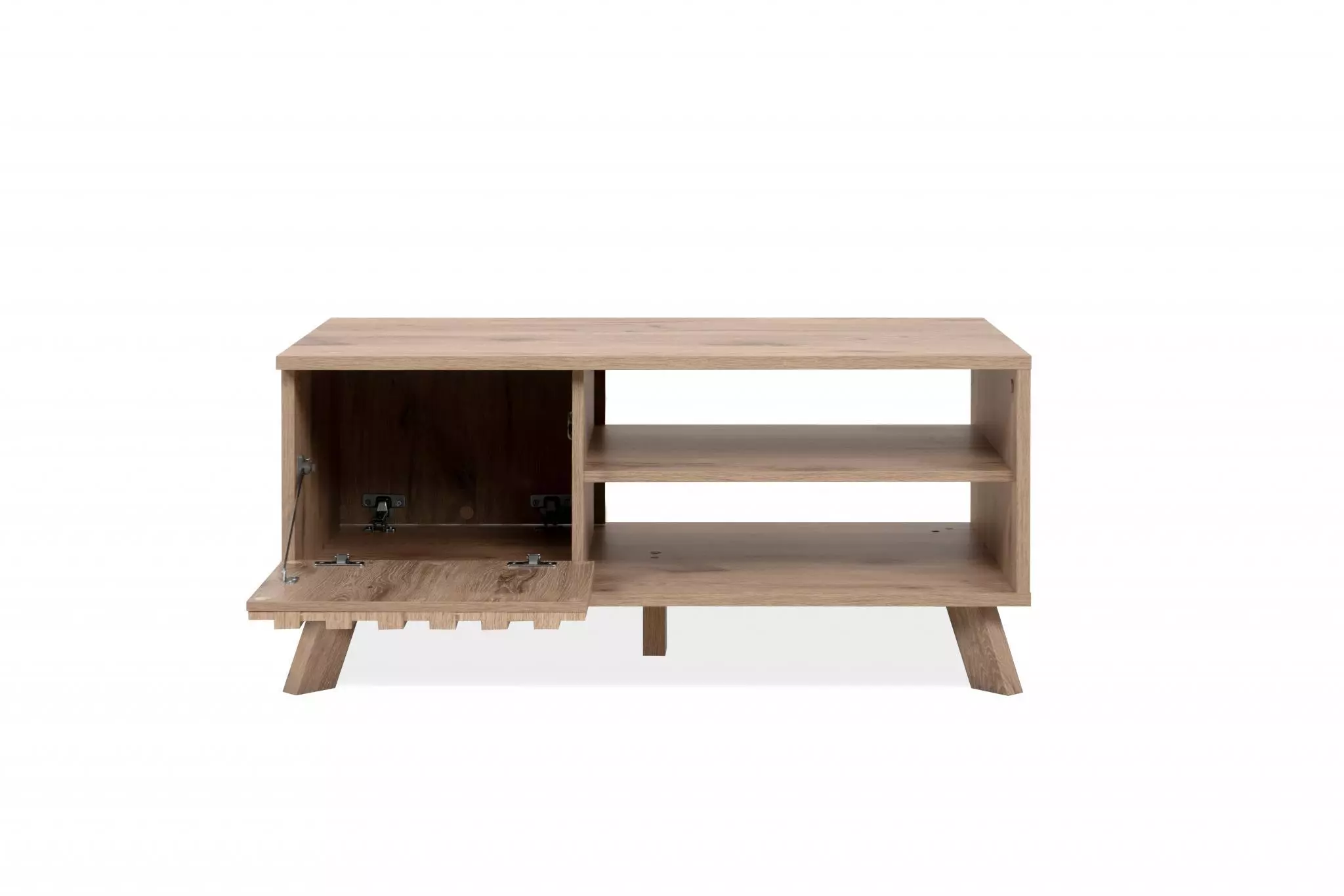 Tavolino stile nordico, finitura Quercia del Nord conveniente