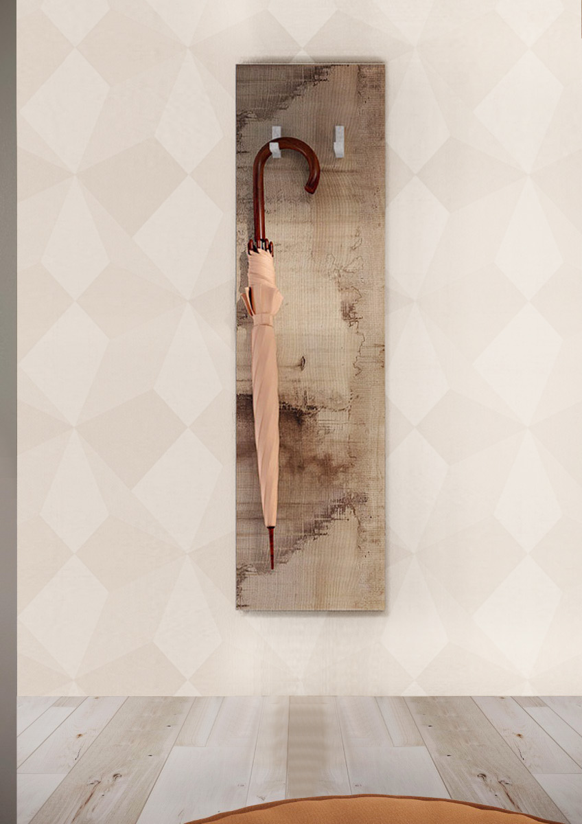 Innovativo Pannello appendiabiti da ingresso finitura Pero