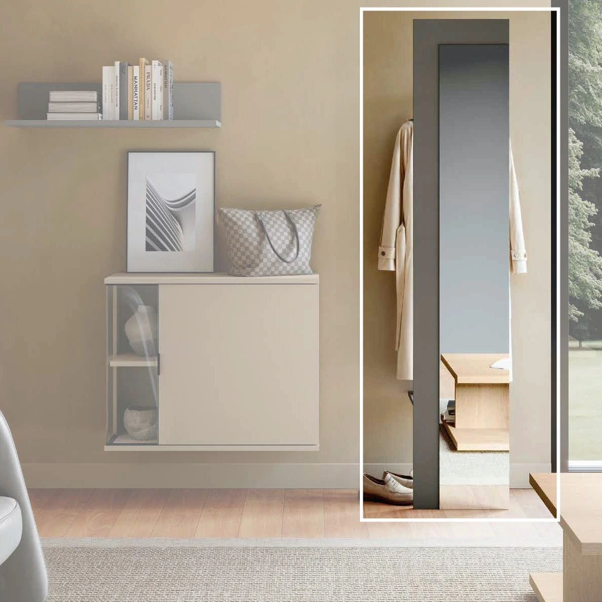 offerta appendiabiti grigio