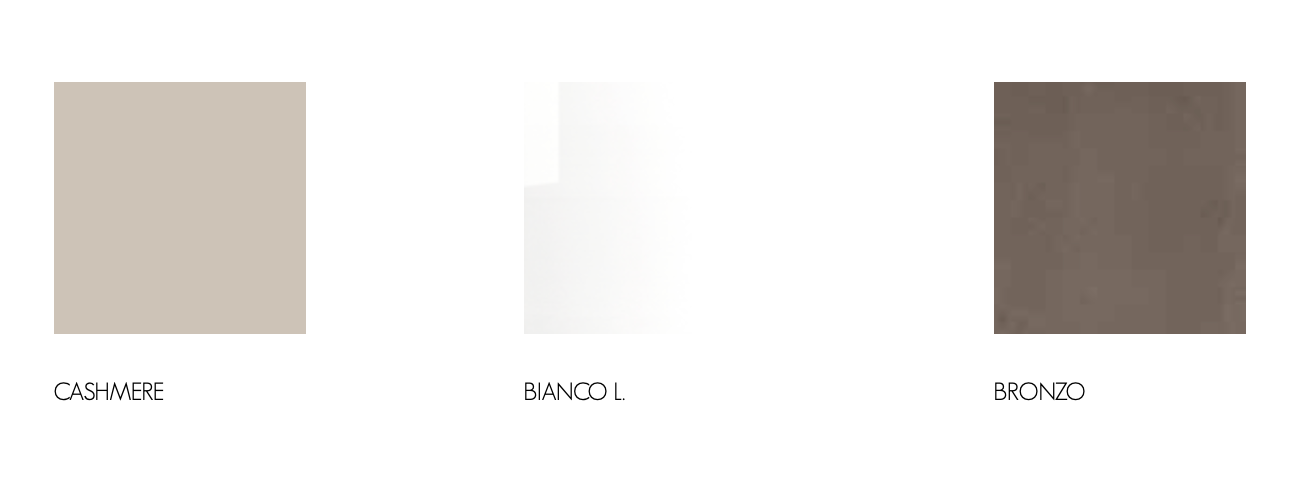 Armadio 6 ante ad angolo con vetro fumè, Cashmere