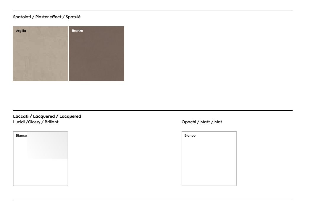 Armadio di design moderno a 2 ante scorrevoli, spatolato Bronzo e Bianco Altea