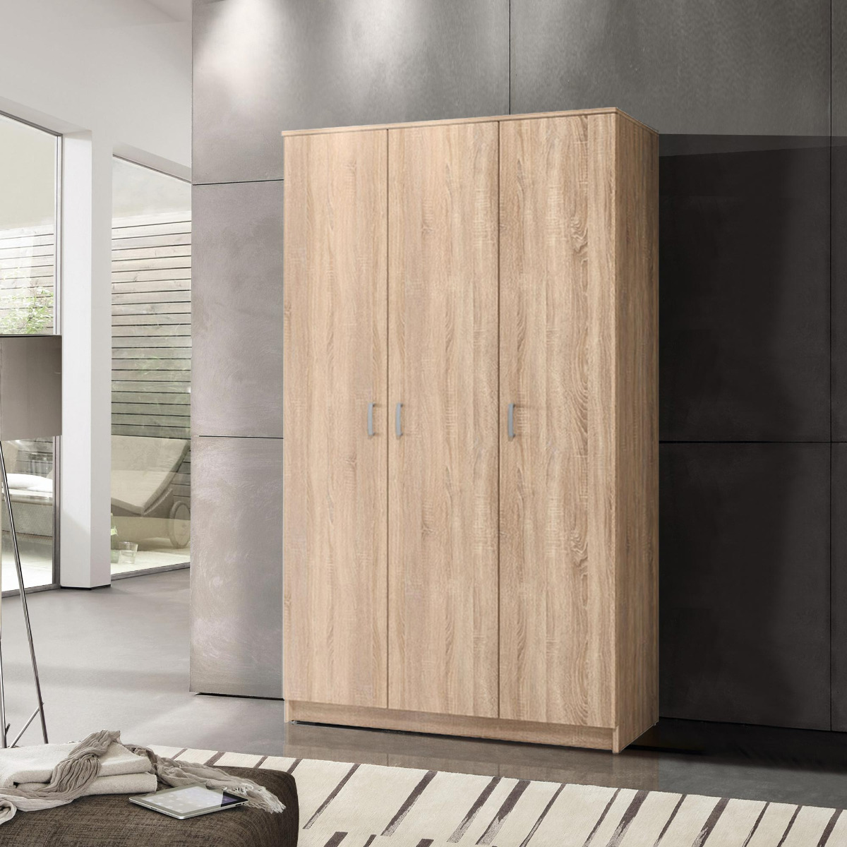 armadio multiuso moderno 3 ante