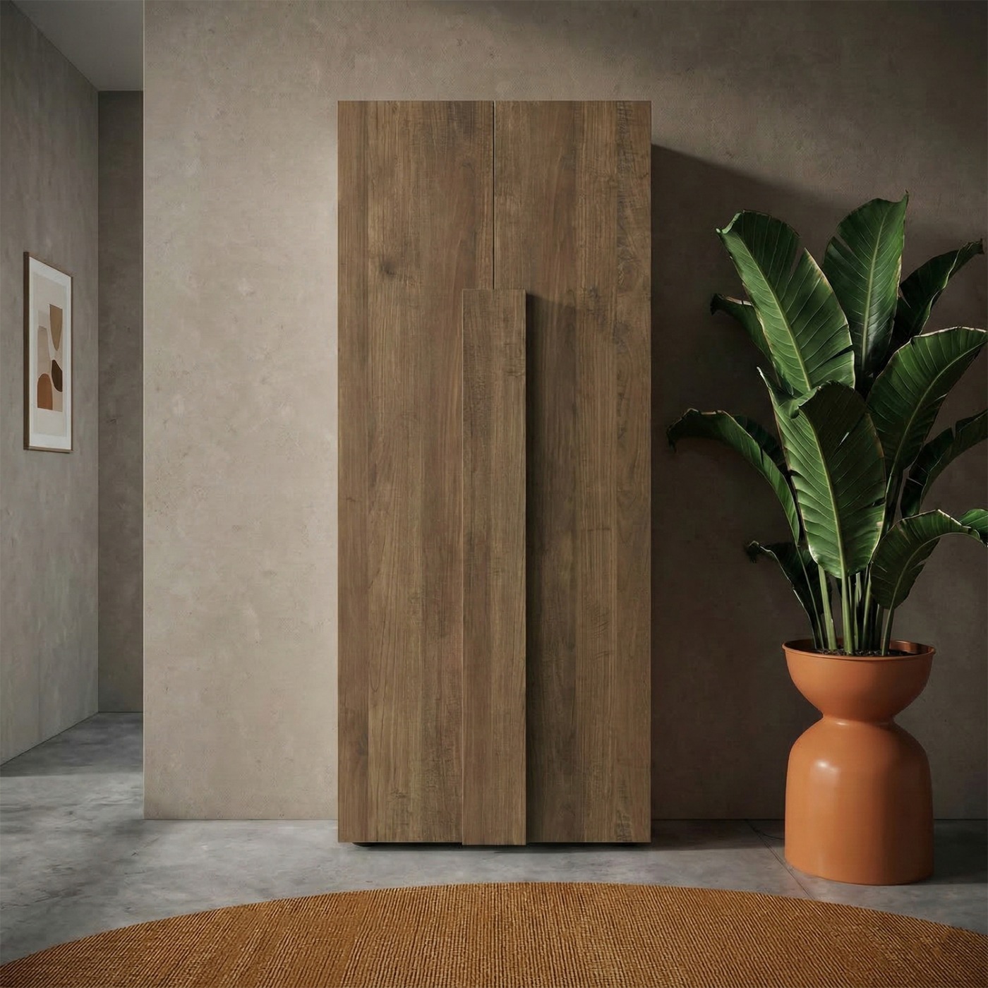 armadietto ingresso legno