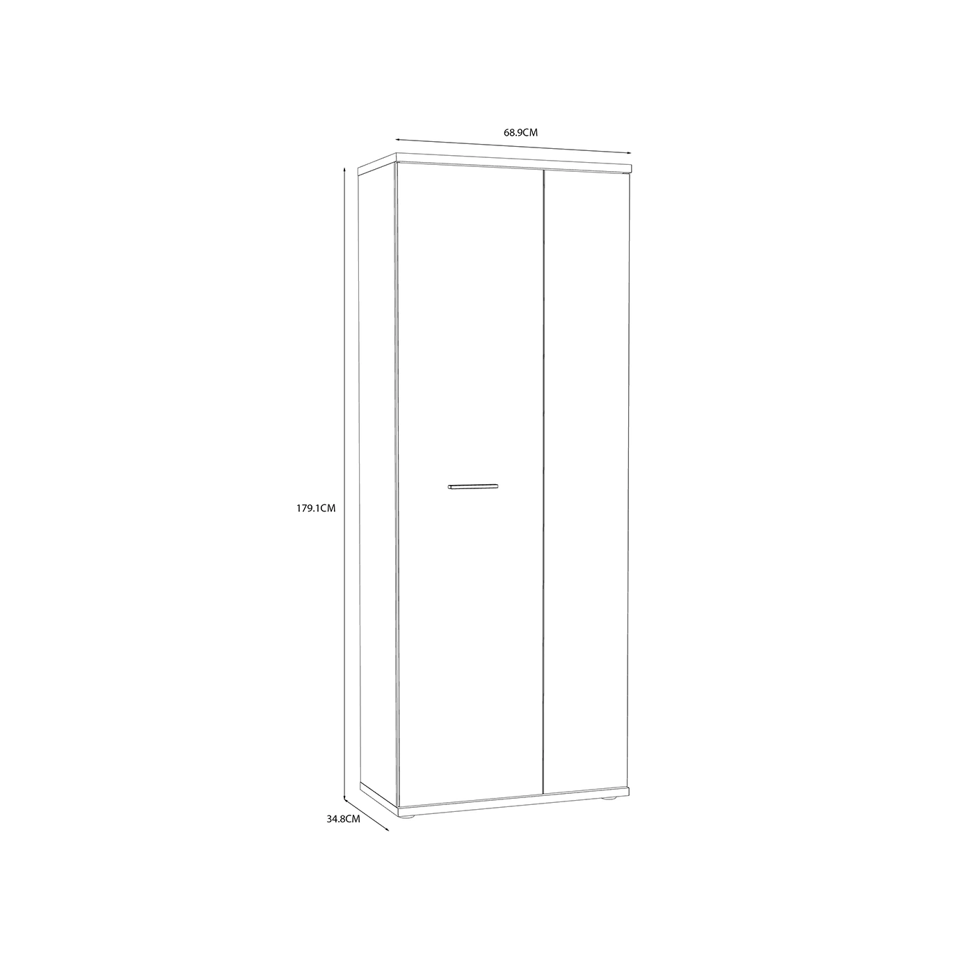 moderno armadietto bianco in sconto