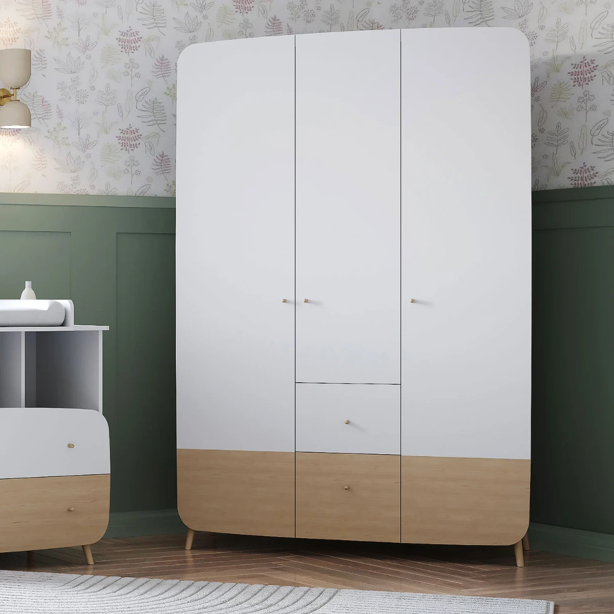 armadietto con 4 cassetti nordici