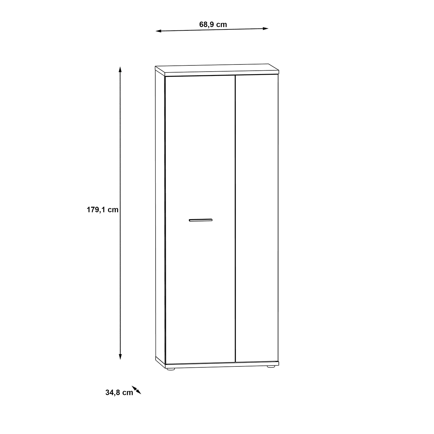 armadietto moderno scontato