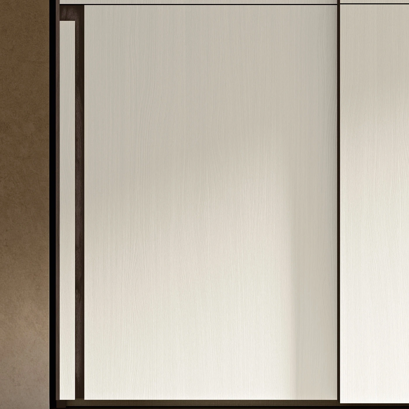 Camera matrimoniale con comodino sospeso, Sequoia honey e Corda