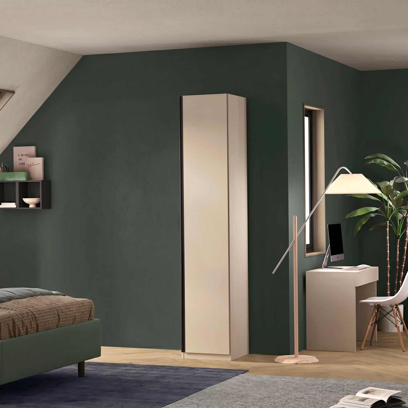 Armadio moderno 1 anta battente novità