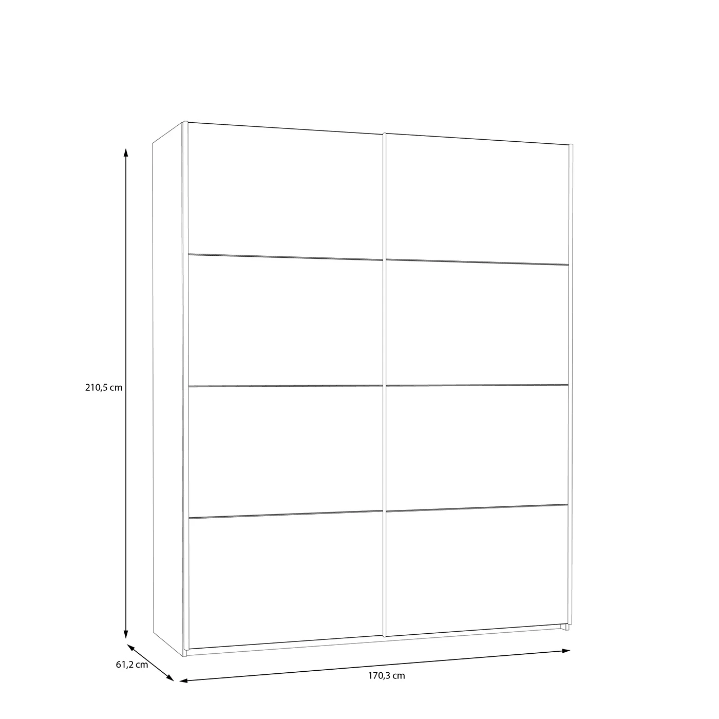 armadio moderno scontato