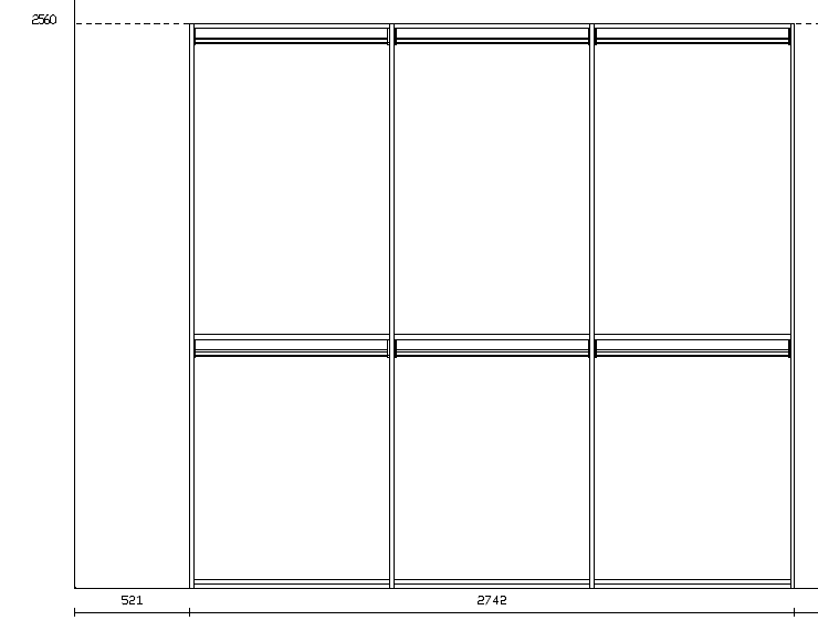 armadio orzo e noce biondo