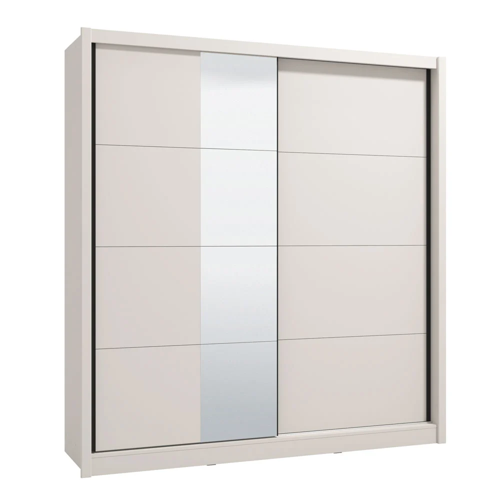 armadio con specchio elegante 