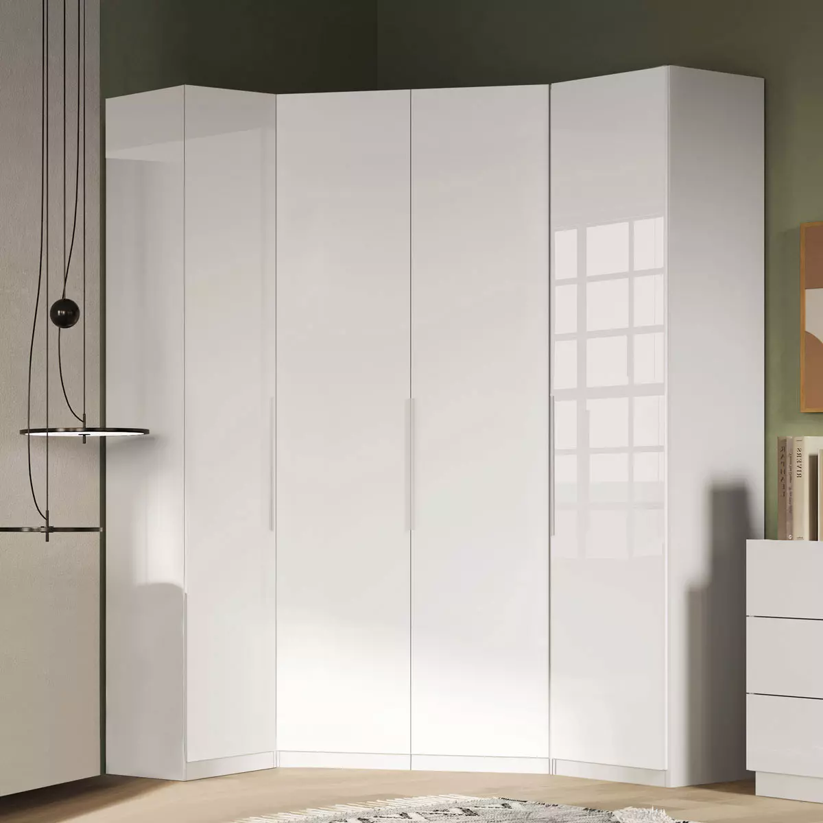 cabina angolare 4 ante